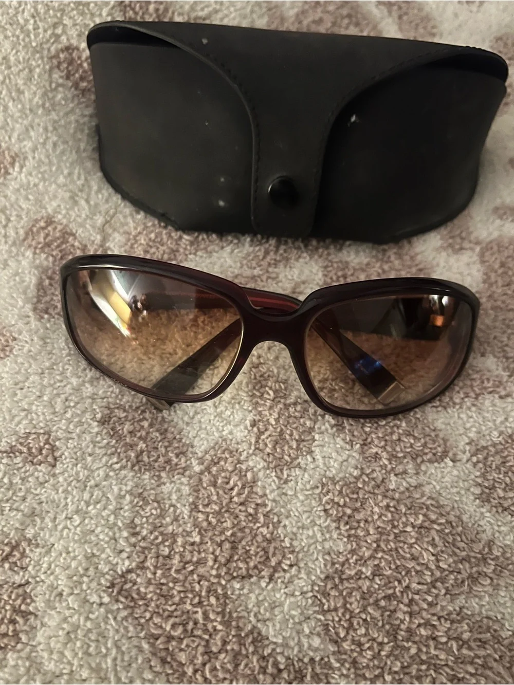 Oliver Peoples Brown Gradient Lens Sunglasses